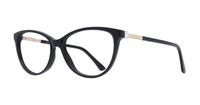 Black Jimmy Choo JC287 Cat-eye Glasses - Angle