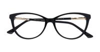 Black Jimmy Choo JC287 Cat-eye Glasses - Flat-lay