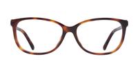 Havana Jimmy Choo JC308 Rectangle Glasses - Front
