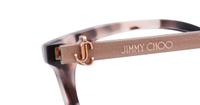 Havana Pink Jimmy Choo JC309 Cat-eye Glasses - Detail