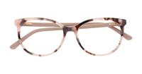 Havana Pink Jimmy Choo JC309 Cat-eye Glasses - Flat-lay