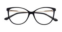 Black / Grey Jimmy Choo JC314 Cat-eye Glasses - Flat-lay