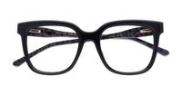 Black Pattern Jimmy Choo JC315/G Square Glasses - Flat-lay