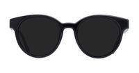 Black Pattern Jimmy Choo JC316 Oval Glasses - Sun