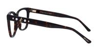 Havana Jimmy Choo JC335 Square Glasses - Side