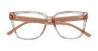 Pink Jimmy Choo JC335 Square Glasses - Flat-lay