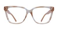 Pink Jimmy Choo JC335 Square Glasses - Front