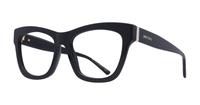 Black Jimmy Choo JC351 Square Glasses - Angle