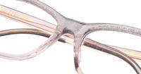 Nude Glitter Jimmy Choo JC361 Cat-eye Glasses - Detail