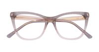Nude Glitter Jimmy Choo JC361 Cat-eye Glasses - Flat-lay