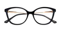 Black Jimmy Choo JC373 Cat-eye Glasses - Flat-lay