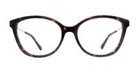Havana Jimmy Choo JC373 Cat-eye Glasses - Front
