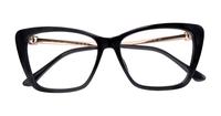 Black Jimmy Choo JC375 Cat-eye Glasses - Flat-lay