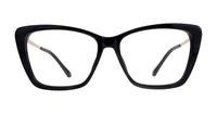 Black Jimmy Choo JC375 Cat-eye Glasses - Front