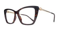 Havana Jimmy Choo JC375 Cat-eye Glasses - Angle