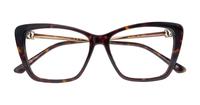 Havana Jimmy Choo JC375 Cat-eye Glasses - Flat-lay