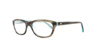 Brown/Blue Jones New York 221 Oval Glasses - Angle