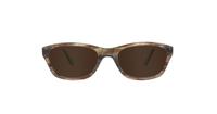 Brown/Blue Jones New York 221 Oval Glasses - Sun