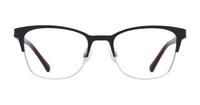 Black Joules Agnus Rectangle Glasses - Front