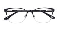 Black Joules Edith Rectangle Glasses - Flat-lay