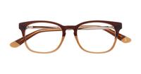 Brown Joules Fern Rectangle Glasses - Flat-lay