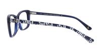 Navy Joules Hannah Square Glasses - Side