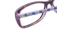 Tortoise/ Lilac Joules Hannah Square Glasses - Detail