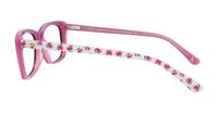 Tortoise/Pink Joules Hannah Square Glasses - Side