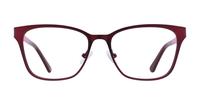 Burgundy Joules Lucy Square Glasses - Front