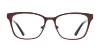 Matte Brown Joules Lucy Square Glasses - Front
