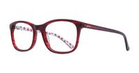 Red Joules Poppy Square Glasses - Angle