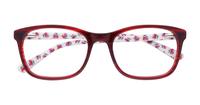 Red Joules Poppy Square Glasses - Flat-lay