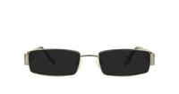 Gunmetal kangol 206 Rectangle Glasses - Sun