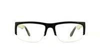 Black kangol 221 Rectangle Glasses - Front