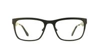 Black kangol 235 Rectangle Glasses - Front