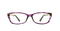 Purple kangol 258 Oval Glasses - Front