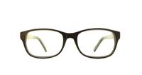Brown kangol 261 Oval Glasses - Front