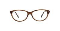 Brown kangol 295 Oval Glasses - Front