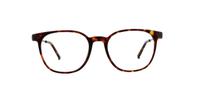 Brown kangol 298 Round Glasses - Front