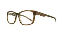 Brown kangol Baseball Rectangle Glasses - Angle