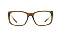 Brown kangol Baseball Rectangle Glasses - Front