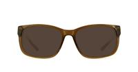 Brown kangol Baseball Rectangle Glasses - Sun