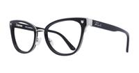 Black Karl Lagerfeld KL287 Cat-eye Glasses - Angle