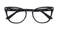 Black Karl Lagerfeld KL287 Cat-eye Glasses - Flat-lay