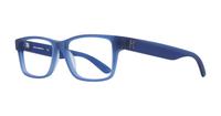 Matt Blue Karl Lagerfeld KL873-52 Square Glasses - Angle