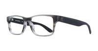 Matt Grey Karl Lagerfeld KL873-52 Square Glasses - Angle