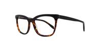Black / Tortoise Karl Lagerfeld KL888 Square Glasses - Angle