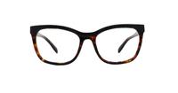 Black / Tortoise Karl Lagerfeld KL888 Square Glasses - Front