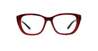 Havana/Red Karl Lagerfeld KL914 Cat-eye Glasses - Front