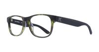 Green Karl Lagerfeld KL917 Rectangle Glasses - Angle